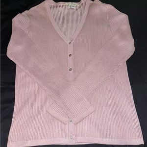 Silk Cardigan Sweater